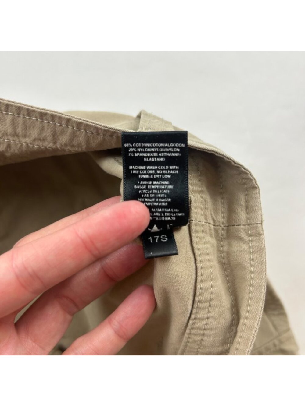 KÜHL Warm Tan Stretch Canvas Cargo Roll Cuff Adventure Pant 10R - Picture 5 of 7